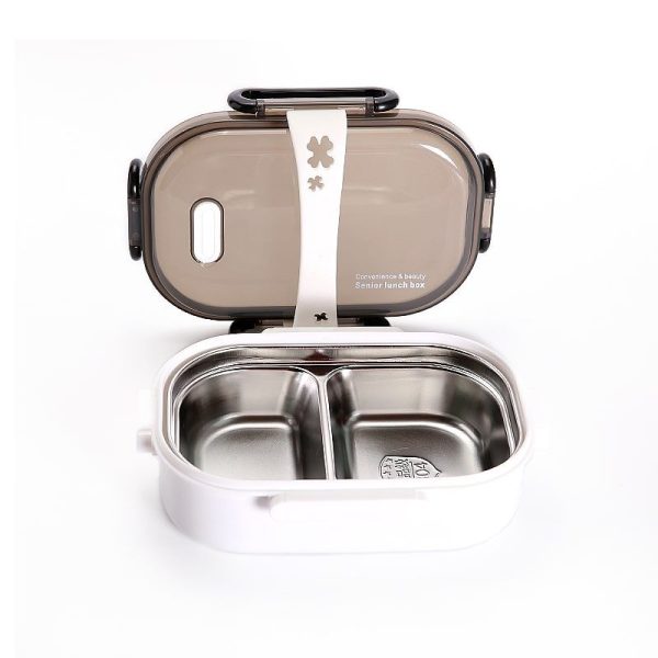bento japonais inox blanc