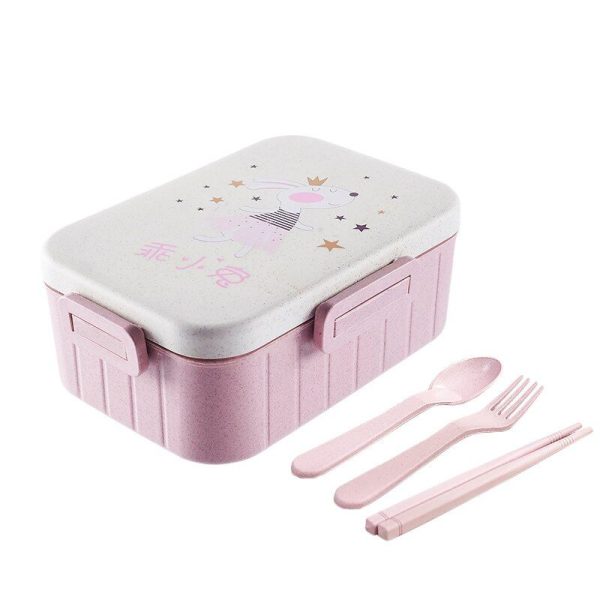 bento japonais rose cute lapin
