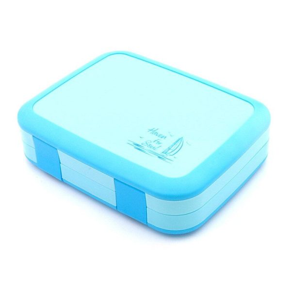 boite à déjeuner enfant bleue