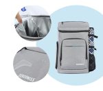 sac à dos bleu idéal pour le pique-nique