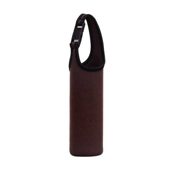 sac isotherme bouteille marron