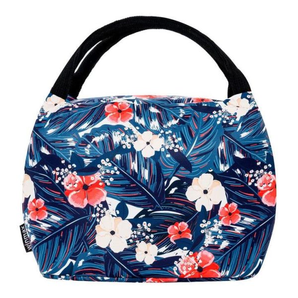 sac isotherme repas fleurs sauvages