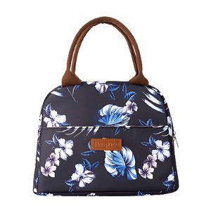 sac repas isotherme monstera vintage